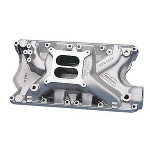 Ford SBF 351W Windsor High Rise Aluminum Intake Manifold Polished Single Plane
