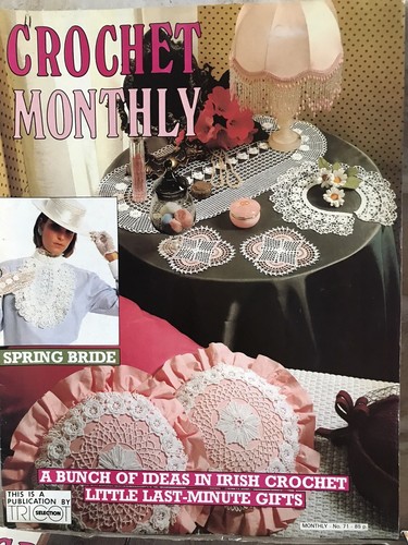 Lot # 3 Crochet Monthly Vtg magazines Issue Numbers 77, 47, 73, 71 - Picture 3 of 5