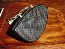 VINTAGE INSCRIBED EBONY VIOLIN CHIN REST C1920s