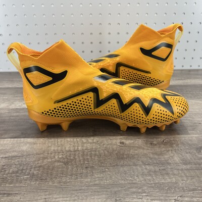 ダンスシューズ⭐️起毛素材テラコッタゴールド⭐️オープントゥ ストラップミュール Adidas Primeknit Freak Ultra 22 Yellow Football Cleats GZ0469 Size