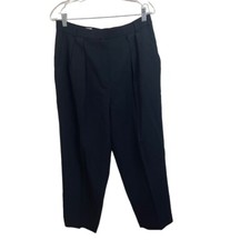 "Vintage Evan Picone 100 Wool Pants Slacks Size 16  Pleated Solid Pocket