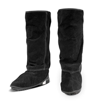 Leather Welding Spats - Heat and Abrasion Resistant Welding Boot Covers Prote...