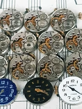 Lot 14 vintage watch movements Chaika Round 16mm  Mechanisms Steampunk