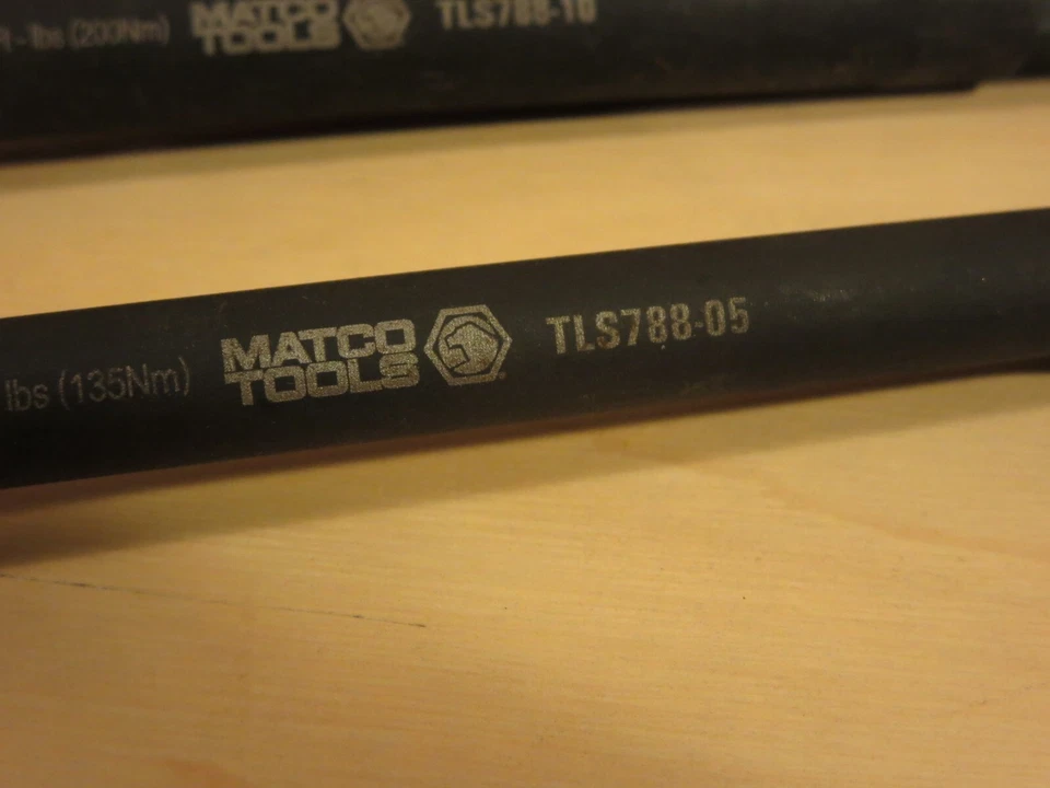 Matco 2 Pc. Torque Limiting Extension Bar Set TLS788-05 and TLS788-10 - Image 4 of 4