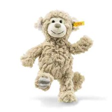 Steiff Bingo Monkey Beige Plush Stuffed Animal Toy Small 8" NIP Sealed Handmade