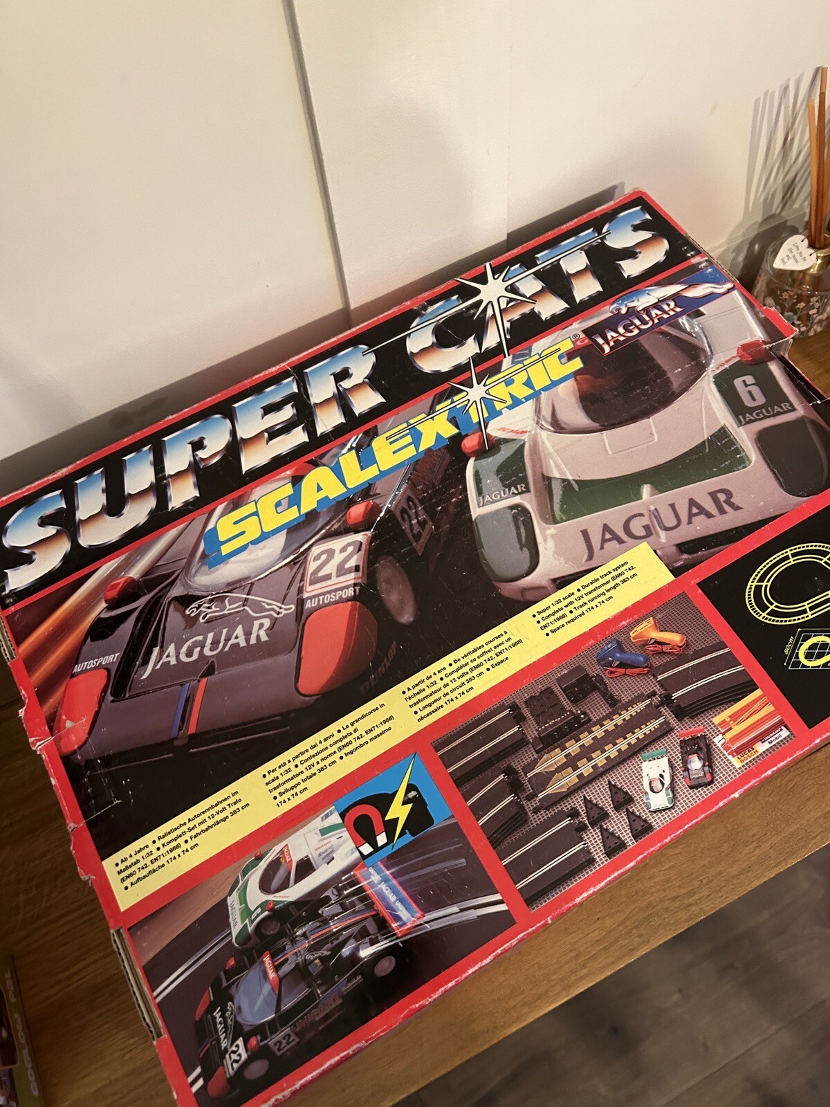 scalextric Super Cats Old Vintage Toy game eBay