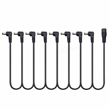 1 to 8 way Daisy Chain Cable For Power Supply 9V Electric Guitar Effect Pedal
