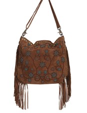 Scully Western Handbag Womens Shoulder 15.75 X 13.5 X .5 Brown F0_b200