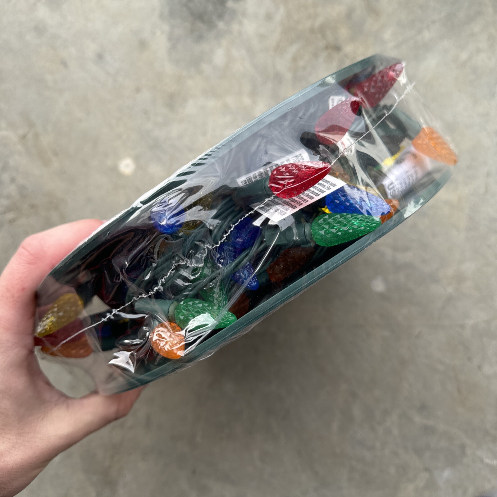 GE StayBright 150-Ct 37.2-ft Constant Multicolor C5 LED Christmas String Lights