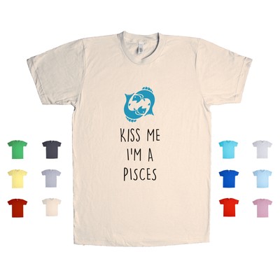 Kiss me I'm a Pisces star astrology fish zodiac aries taurus Unisex T Shirt
