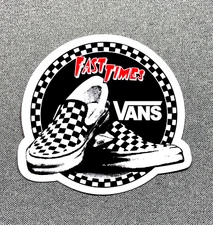 VANS Off The Wall FAST TIMES Skateboard Sticker 4.25" sk8