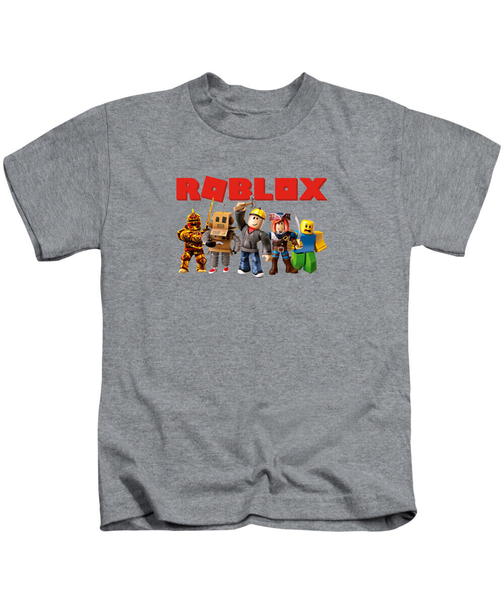 Roblox Characters Kids T-Shirt Girls Boys Gamer Gaming Tee Top Children