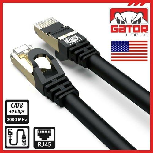 Kabel Ethernet Cat 8 RJ45 Super Speed 40Gbps Patch LAN Network Pozłacana partia - Zdjęcie 82 z 121