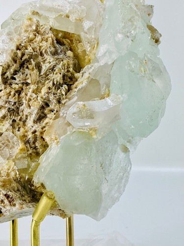 Aquamarine Beryl Aquamarine Cluster Mica Muscovite Pingwu Mine China 237g - Picture 12 of 14