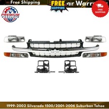 Grille Assembly Lights Brackets For 99-02 Silverado 150001-06 Suburban Tahoe Grille Assembly Lights Brackets For 99-02 Silverado 150001-06 Suburban Tahoe