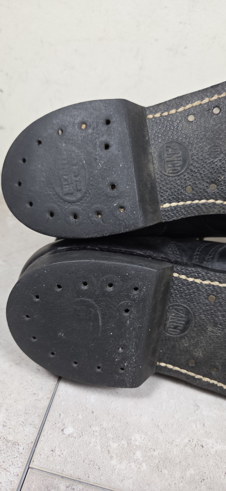 Vintage PANCO Vietnam War Era Military Boots Mens 8R Dated 1960s 1966 BILTRITE