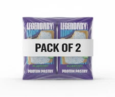 Legendary Foods Protein Pastry - Blueberry 4 Pack | Protein Snack ( 2 PACK)