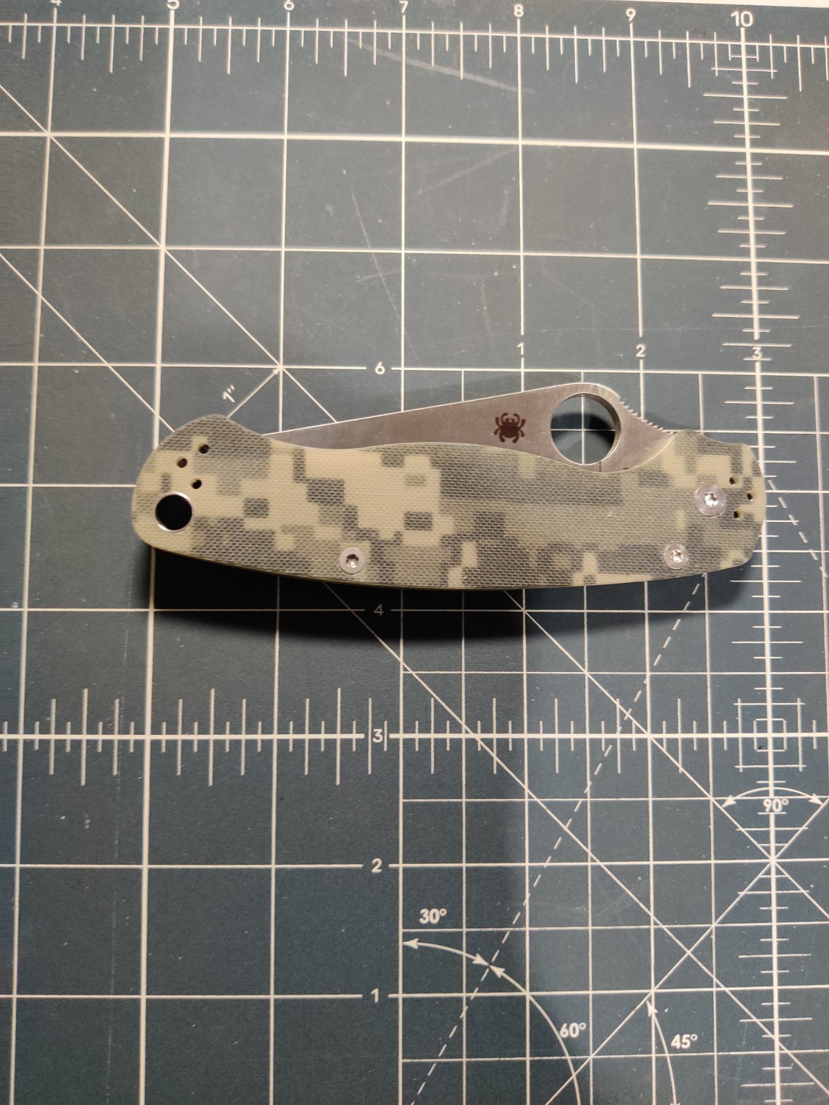 Spyderco Military 2 Compression Lock Knife Camo G-10 (S45VN)