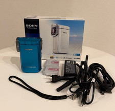 SONY HDR-GW77V Digital HD Video Camera Recorder Handycam Waterproof Blue Japan