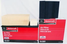 Set of Genuine Motorcraft FA-2112 and FA-1909 Air Filters for Ford Diesel Trucks