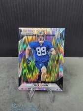 2016 Prizm Tyler Higbee Silver Flash Prizm Rookie Card RC Rams C-1. rookie card picture