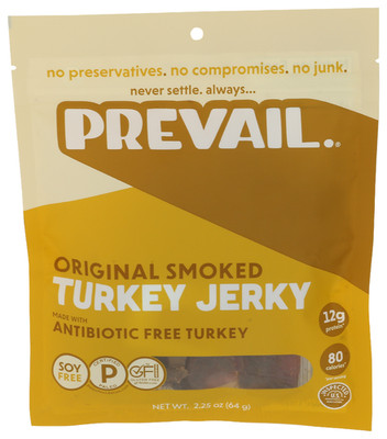 Prevail Turkey Original Snack 2.25 oz (Pack of 8)