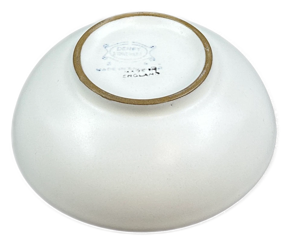 Denby Gourmet Salsa de Frutas Postre Cuenco Gres Inglaterra De Colección Juego de 4 Foto 4 de 4