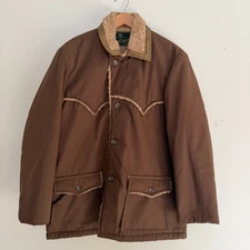 Vintage Westwind Sportswear Sherpa Lined Western Jacket Men's Small* Made in USA