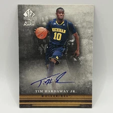 2013-14 Upper Deck SP Authentic Canvas Collection Tim Hardaway Jr Auto RC #42