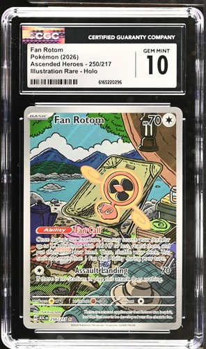 Fan Rotom graded CGC 10 for sale on eBay