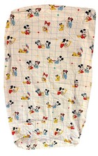 Vintage Dundee Disney Babies Baby Mickey Minnie Mouse Fitted Crib Sheet