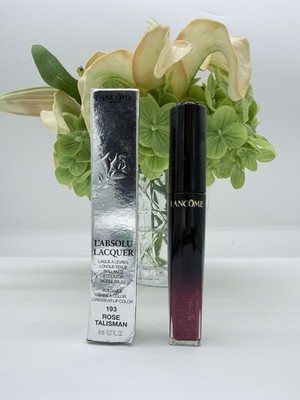 Lancome L'absolu Lacquer Shine & Color Longwear Lip Color 193 Rose Talisman 8ml