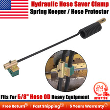 Weld On Hydraulic Hose Saver Clamp Spring Keeper For 5/8 Hose OD Heavy Equipment