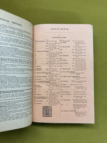 1895 Scott's Standard Postage Stamp Catalog - Scott Stamp & Coin New York - Nice - Picture 10 of 15