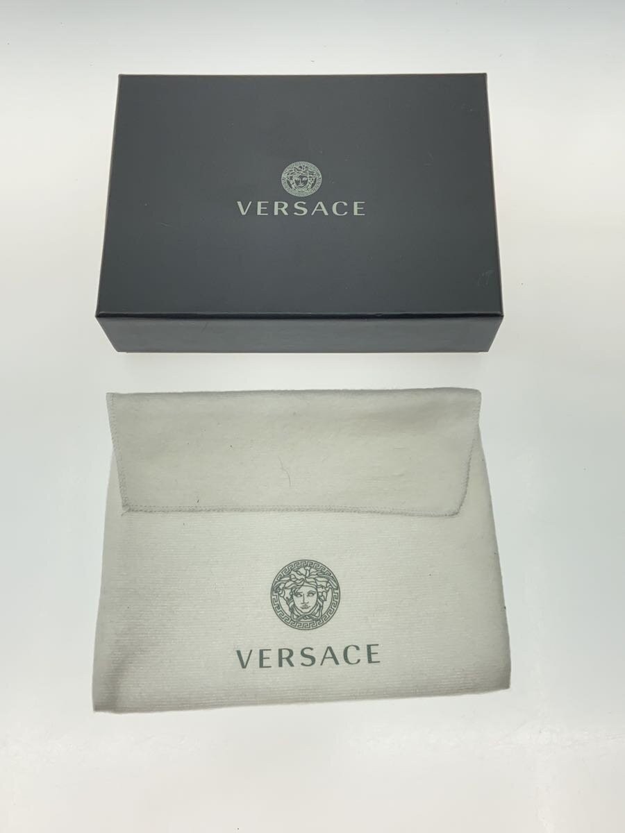 VERSACE Medusa card case in quilted leather in red thumbnail 5