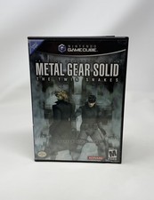 Metal Gear Solid The Twin Snakes Nintendo GameCube Complete CIB Black Label