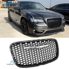 For 15-23 Chrysler 300 300S Sport Front Bumper Upper Mesh Grille ABS Matte Black