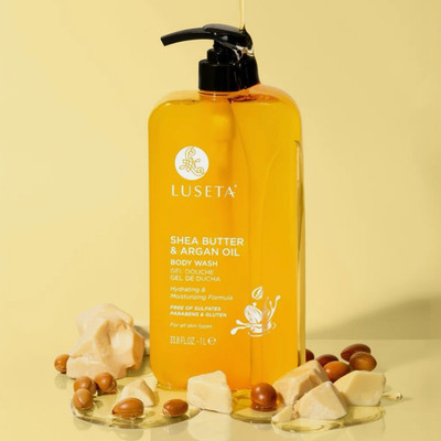 Luseta Shea Butter & Argan Oil Hydrating & Moisturizing Formula Body Wash 1L Neu