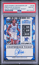2020 Panini Precious Achiuwa Auto RC - Contenders DP  Conference Ticket PSA 8