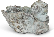 Abbott Collection Resting Cherub Planter 7"