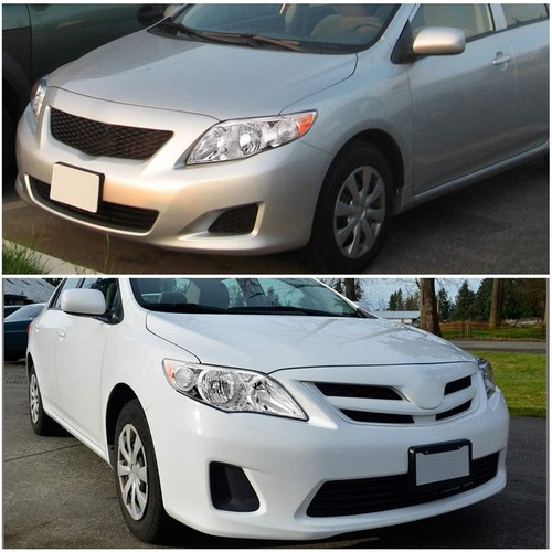 LH+RH Side Signal Headlight Lamp Replacement For Toyota Corolla 2009-2010 Chrome - Bild 8 von 8