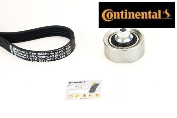 Continental Ctam 6PK1090ELASTK1 Keilrippenriemensatz Keilriemen Satz-image