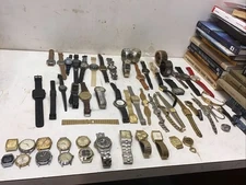 Collection of 55 Watches Men’s & Women’s, Many Brands & 2 Fitbits, Timex & More