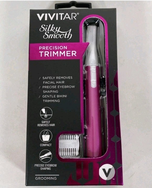 Vivitar Silky Smooth Precision Compact Trimmer Shaver High Quality PINK  NEW 