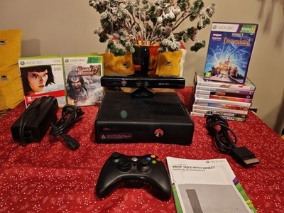 Xbox 360 120GB Slim Konsole & 12 Spiele Full Set Up getestet funktioniert. 