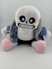 Undertale 8" Sans Skeleton Plush Removable Hoodie Game Gaming Collectible Used