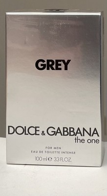 The One Grey Dolce & Gabbana Men 3.3oz 100ml Eau de Toilette Intense New Sealed