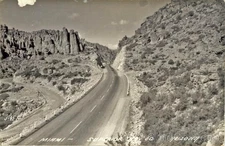 RPPC Miami,AZ Superior H.Wy Gila County Real Photo Post Card Original Vintage
