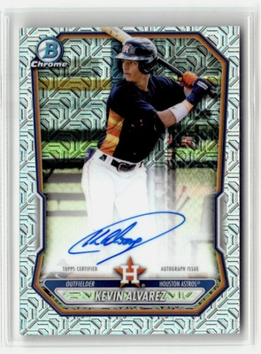 #ad 2026 Bowman Chrome Kevin Alvarez Auto Houston Astros #BMA KA $18.00