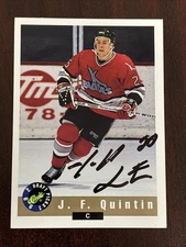 1992-1993 Classic Draft Picks # 107 JF QUINTIN AUTO Autograph Signed